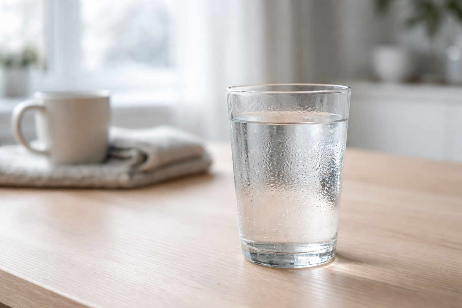 In inverno si beve meno acqua, ma il corpo ne ha comunque bisogno