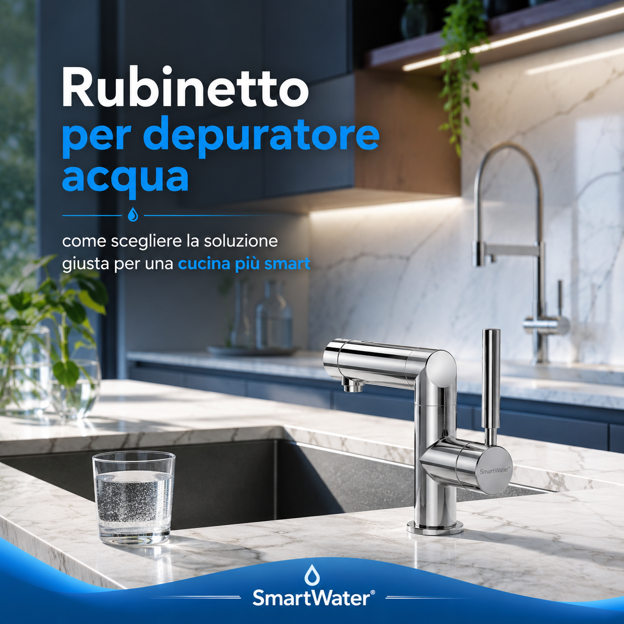 Rubinetto per depuratore acqua: quale scegliere per una cucina più smart